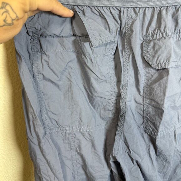 Anthropologie Daily Practice Wide Leg Wind Breaker Pants Size S Casual Lounge - Picture 7 of 9